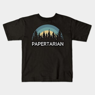 Papertarian Living The Paper Based Products Environment Kids T-Shirt